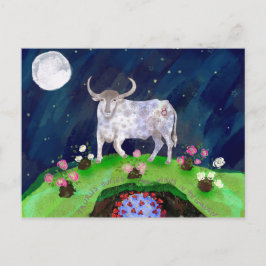 Taurus und die Virus-Postkarte Postkarte