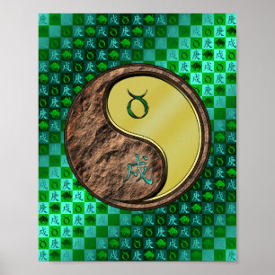 Taurus und Metallhund Poster