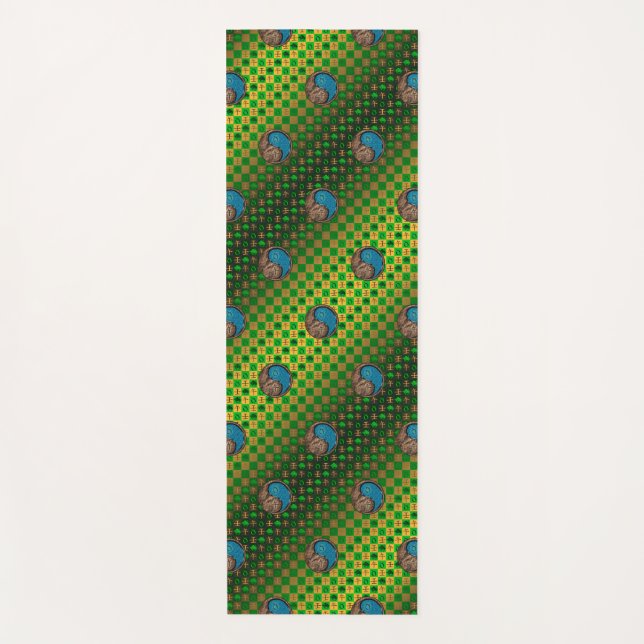 Taurus und Wasserpferd Yogamatte (Vorderseite)