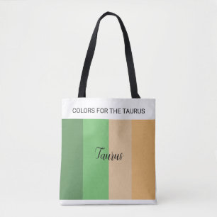 Taurus Vibes All-Over-Print Tote Bag