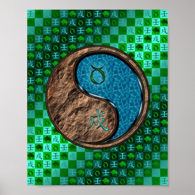 Taurus & Water Dog Poster (Vorne)