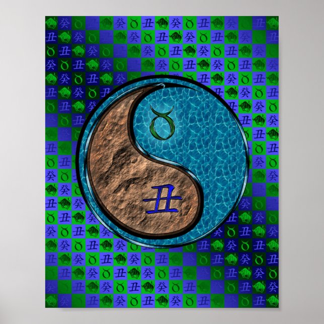 Taurus & Water Ox Poster (Vorne)