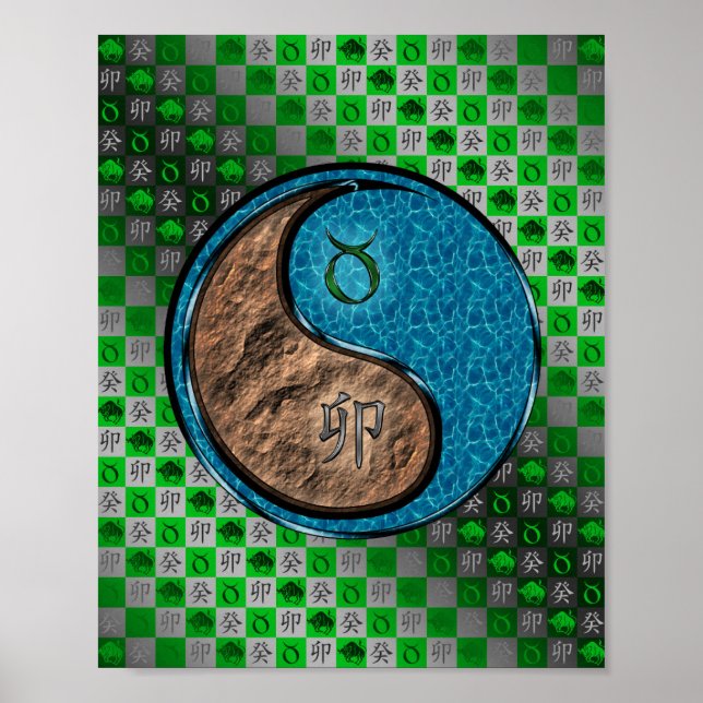 Taurus & Water Rabbit Poster (Vorne)