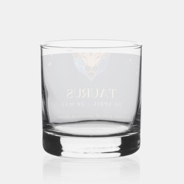 Taurus whiskey Glass Male Whiskyglas (Vorderseite)