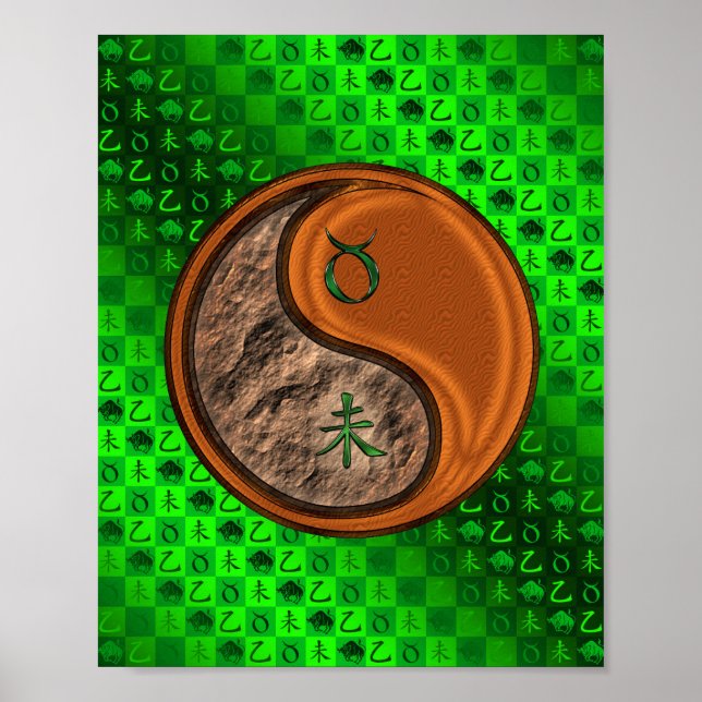 Taurus & Wood Goat Poster (Vorne)