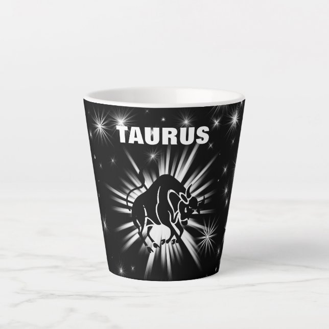 Taurus-Zeichen Milchtasse (Vorderseite)
