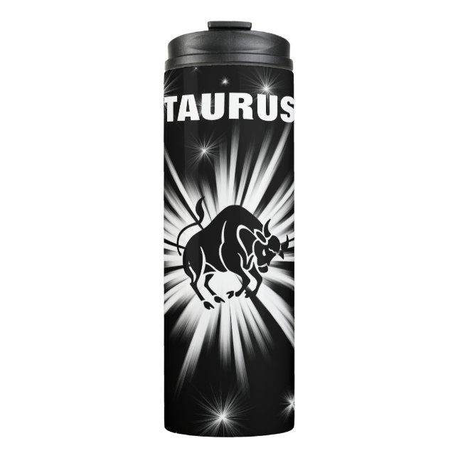 Taurus-Zeichen Thermosbecher (Vorderseite)