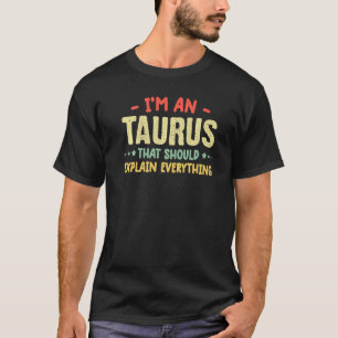 Taurus Zitrus Taurus Birthday Zodiac Spaß T-Shirt