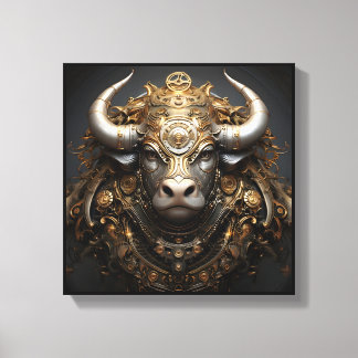 Taurus Zodiac Art Canvas Leinwanddruck