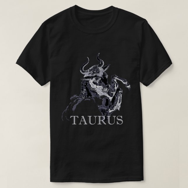 Taurus Zodiac Bull Mens Basic T-Shirt (Design vorne)
