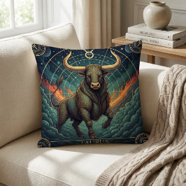 Taurus Zodiac Celestial Kissen