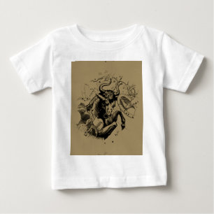 Taurus Zodiac Constellation Hevelius 1690 auf Taup Baby T-shirt