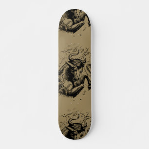 Taurus Zodiac Constellation Hevelius 1690 auf Taup Skateboard