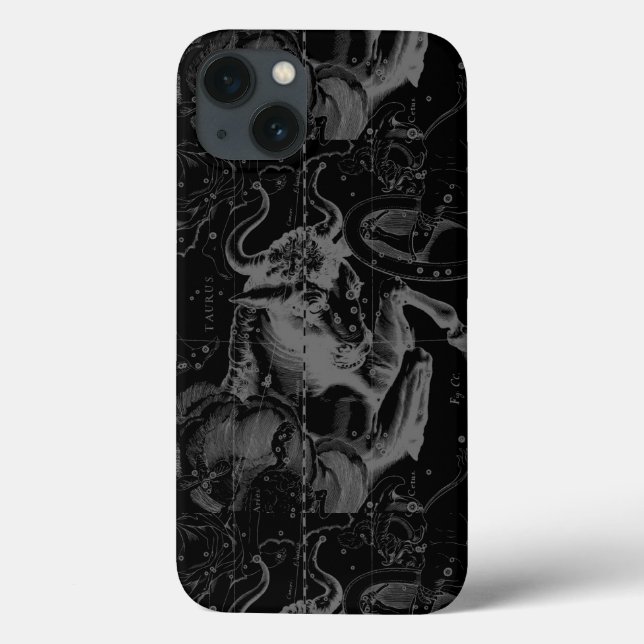 Taurus Zodiac Constellation Hevelius circa 1690 Case-Mate iPhone Hülle (Rückseite)