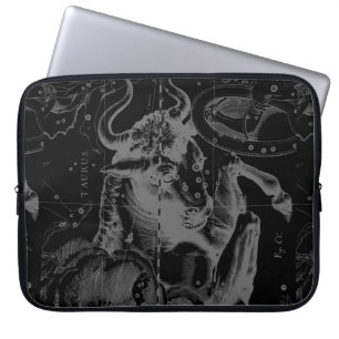 Taurus Zodiac Constellation Hevelius circa 1690 Laptopschutzhülle