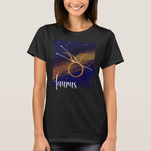 Taurus Zodiac Constellation T-Shirt (Vorderseite)