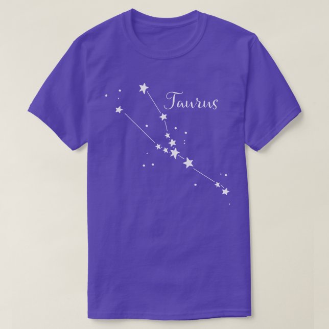 Taurus Zodiac Constellation T - Shirt (Design vorne)