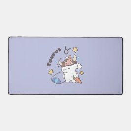 Taurus Zodiac Dreamer - Niedlicher Sleepy Bunny Schreibtischunterlage