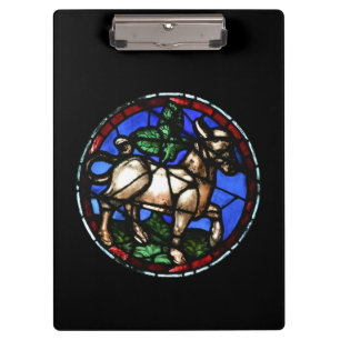Taurus Zodiac Glass Notre-Dame de Paris Cb Klemmbrett