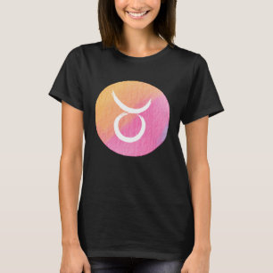Taurus Zodiac Horoskop Astrologie Astronomie Fraue T-Shirt