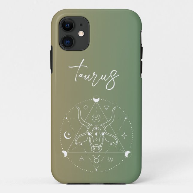 Taurus zodiac Horoskop Sternzeichen Case-Mate iPhone Hülle (Rückseite)