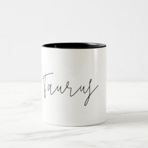 Taurus Zodiac Minimalistische Tasse