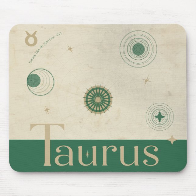 Taurus Zodiac Mousepad (Vorne)