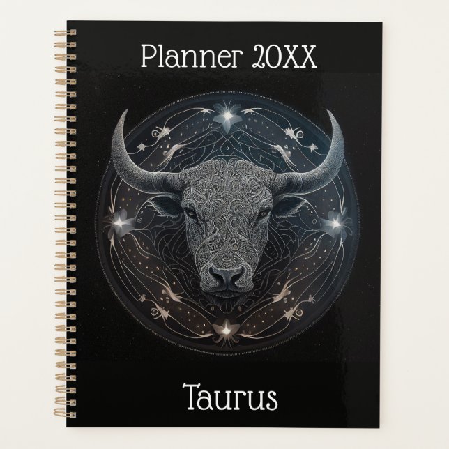 Taurus Zodiac Planner Planer (Vorderseite)