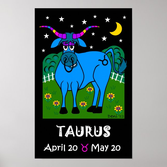 TAURUS - ZODIAC POSTER (Vorne)