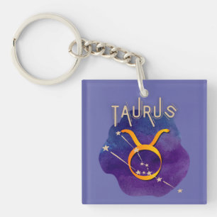 Taurus Zodiac Sign Constellation Schlüsselanhänger
