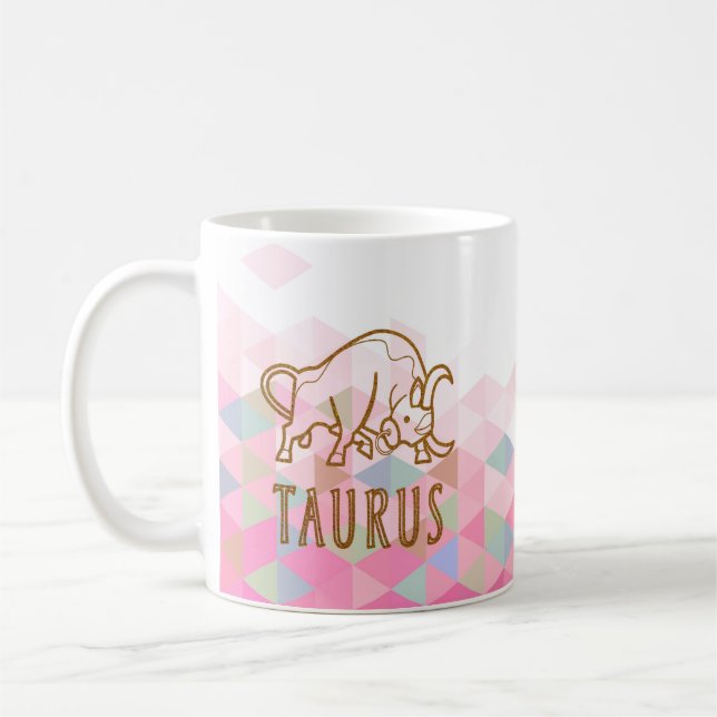 Taurus Zodiac Sign Kaffeetasse (Links)