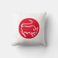 Taurus Zodiac Sign Modernes, Minimalistisches Schl
