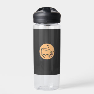 Taurus Zodiac Sign Modernes, Minimalistisches Schl Trinkflasche