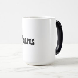Taurus Zodiac Sign Morphing Mug Verwandlungstasse