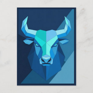 Taurus Zodiac Sign Postkarte