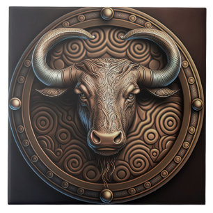 Taurus Zodiac Sign Taurus Horoscope Keramik Tile Fliese