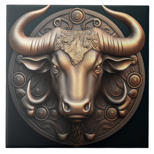 Taurus Zodiac Sign Taurus Horoscope Keramik Tile Fliese