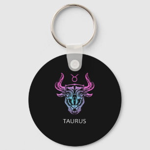 Taurus Zodiac Sign The Bull Design Birthday Gift Schlüsselanhänger