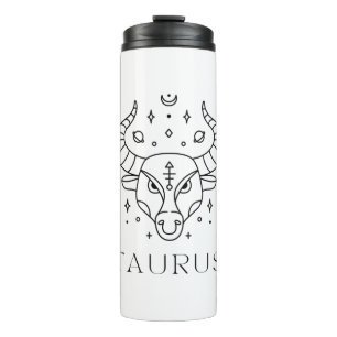 Taurus Zodiac Signatur Astrologie Thermosbecher