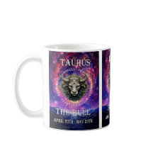 Taurus Zodiac Star Sign Tasse