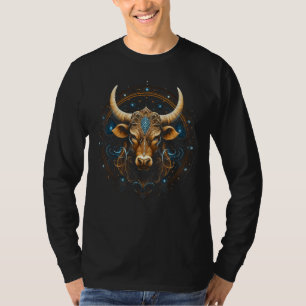 Taurus Zodiac Symbol Bull Animal Horoscope Sign T-Shirt