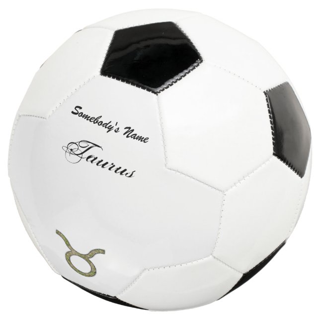 Taurus Zodiac Symbol Element von Kenneth Yoncich Fußball (Dreiviertel)