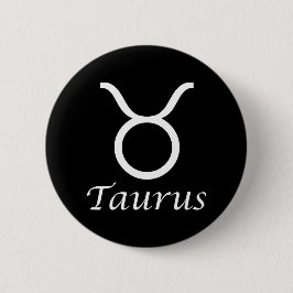 'Taurus' Zodiac-Zeichen Button