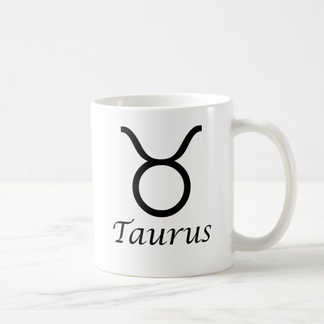 "Taurus" Zodiac-Zeichen Tasse (Rechts)