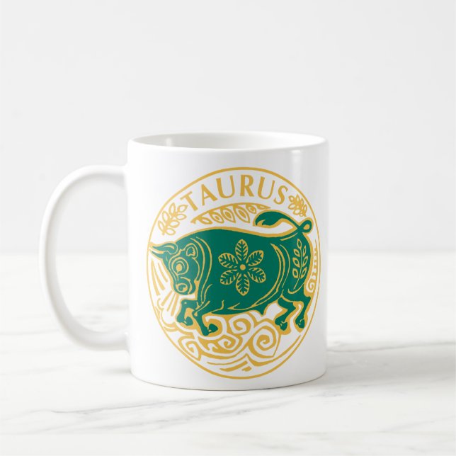 Tauruszeichen Kaffeetasse (Links)