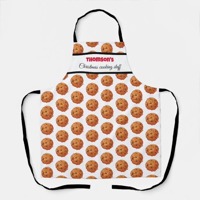 Tausch von Weihnachtsgebäck Baker Backteam Schürze (Vorderseite)