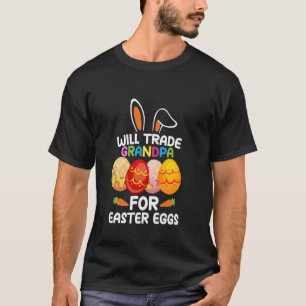 Tausche Opa gegen Ostereier Lustiger Ostersonntag T-Shirt