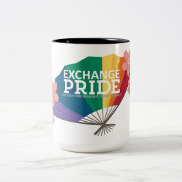 Tausche Pride-Becher mit Sakura-Blumen Zweifarbige Tasse