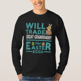 Tausche Ururgroßvater gegen Ostereier Familie T-Shirt
