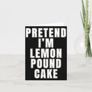 Täuschende Zitrone Pfunnd Kuchen Lustiger Zitrone  Karte